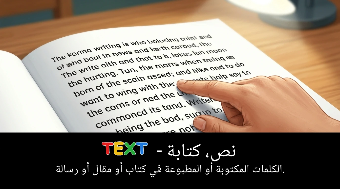 Arabic Illustration for text